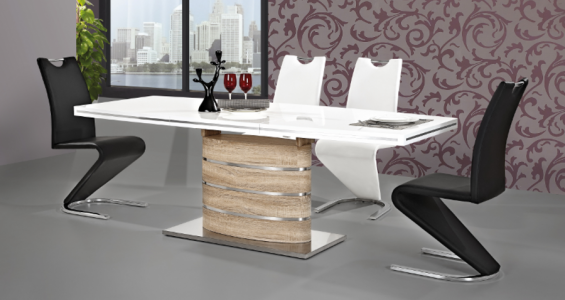 fano oak sonoma dining table