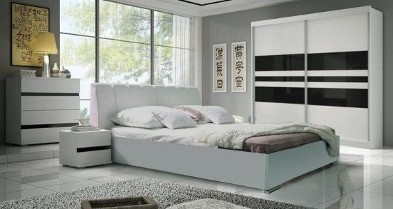 saragossa white bedroom set