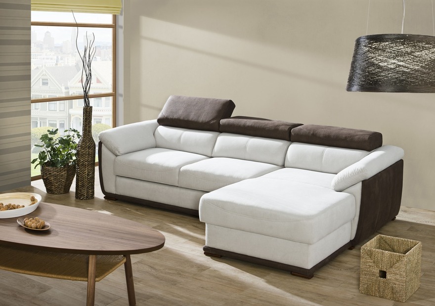 lugano corner sofa bed