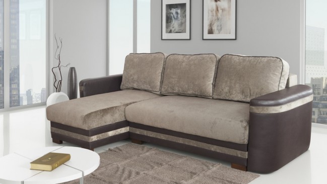 palermo corner sofa bed