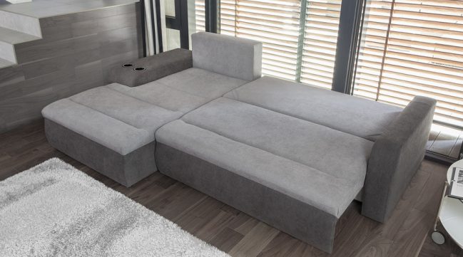 melo corner sofa bed