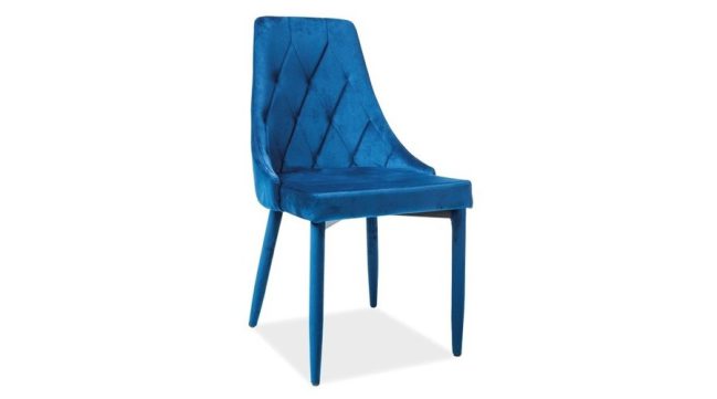 trix velvet dining chair