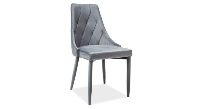trix velvet dining chair