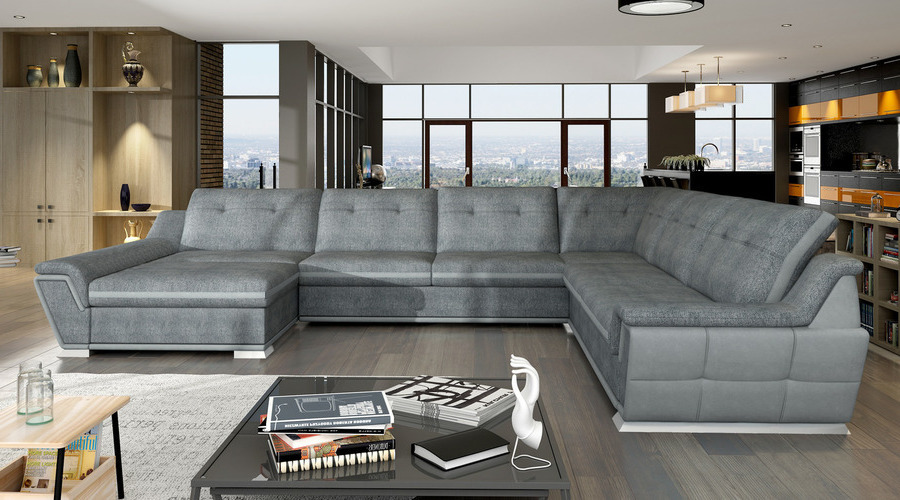 J&D Furniture Sofas and Beds galactic xl corner sofa bed L