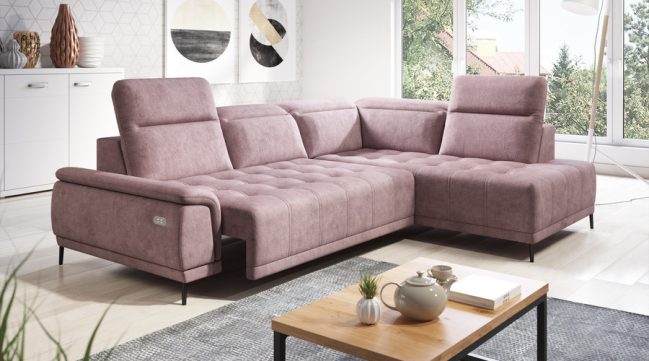 calvaro L corner sofa bed