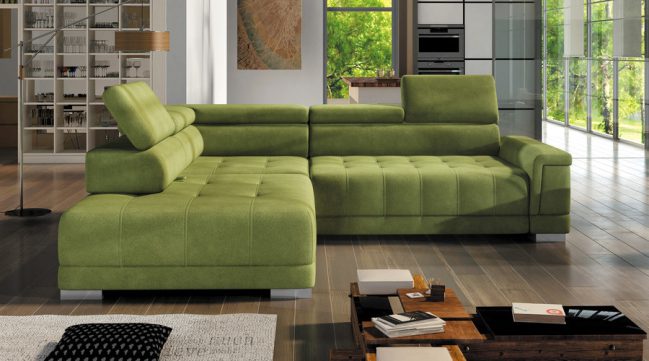 campo L corner sofa bed