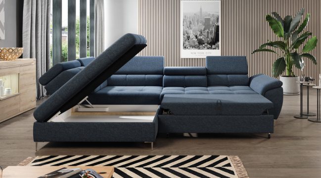 empona corner sofa bed