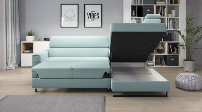 livio corner sofa bed