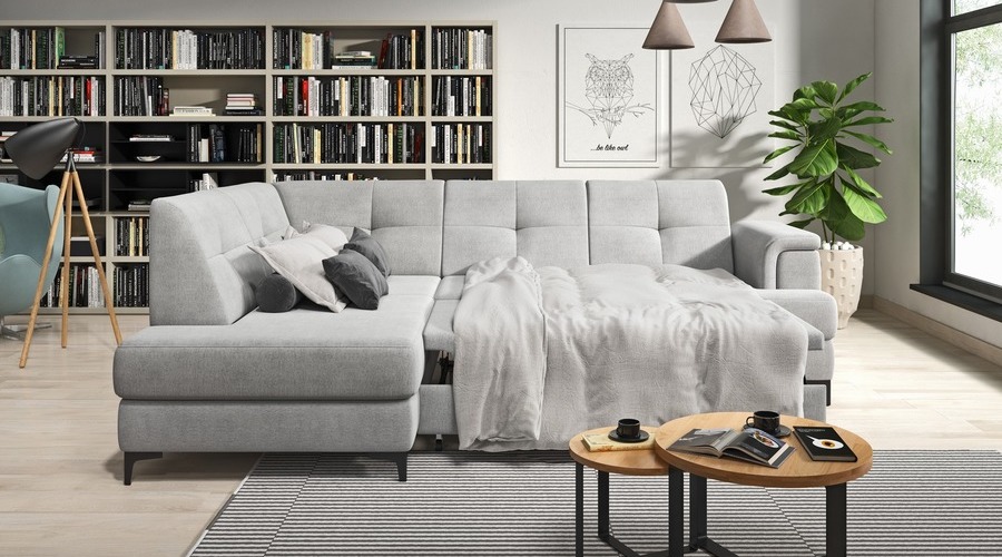 J&D Furniture Sofas and Beds nolan corner sofa bed