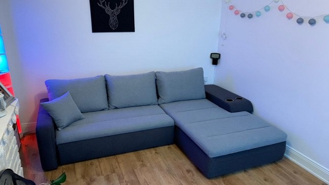 melo corner sofa bed