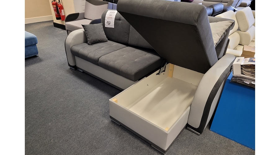 J&D Furniture Sofas and Beds ARMEN CORNER SOFA BED (SALE)