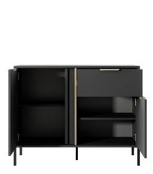 Lars chest of drawers 103 2d1s open