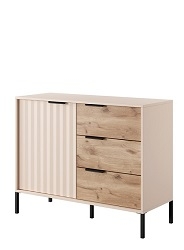 (D) Rave chest of drawers 103 1d3s H81 / W103 / D40 [CM]